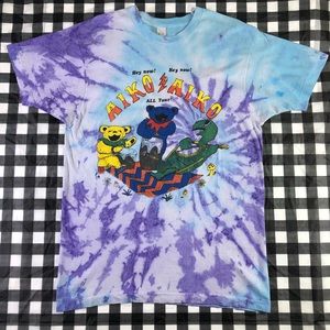 Grateful Dead 1994 US Tour Aiko Weir Back Vintage Single Stitch Tie Dye T Shirt